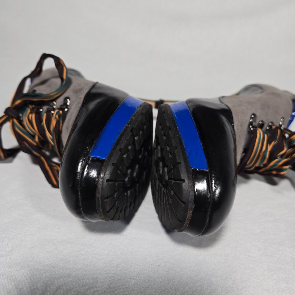 Rare ITALY Vintage PAUL SMITH Old Stock Lace Up Platform Heels Oxfords Size 8.5. - Picture 8 of 17